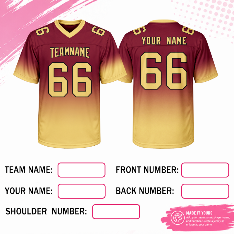 Family Matching Personalized American Football Jersey Stitched Printed Team