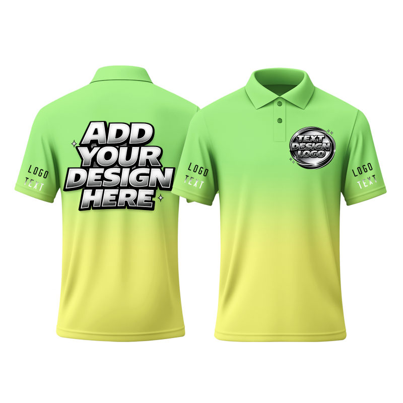 Custom Staff Printed Polo Shirt with Personalized Name and Logo for Company Team Work Golf Events