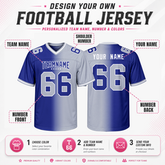 Sleeve Stripe Custom Football Game Jersey for Friends and Families