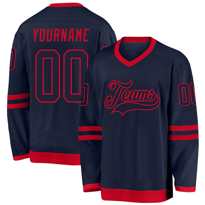 Custom Ice Hockey Team Jersey with Team Logo and Number with Custom Names Numbers Logos for Rink Events and Team Photos