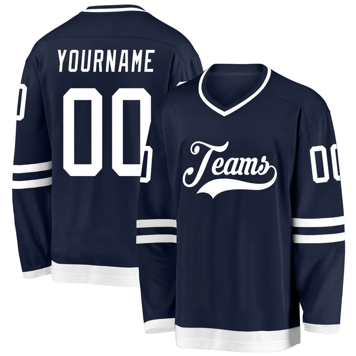 Modern Custom Ice Hockey Team Jersey with Custom Front and Back with Custom Names Numbers Logos for Rink Events and Team Photos