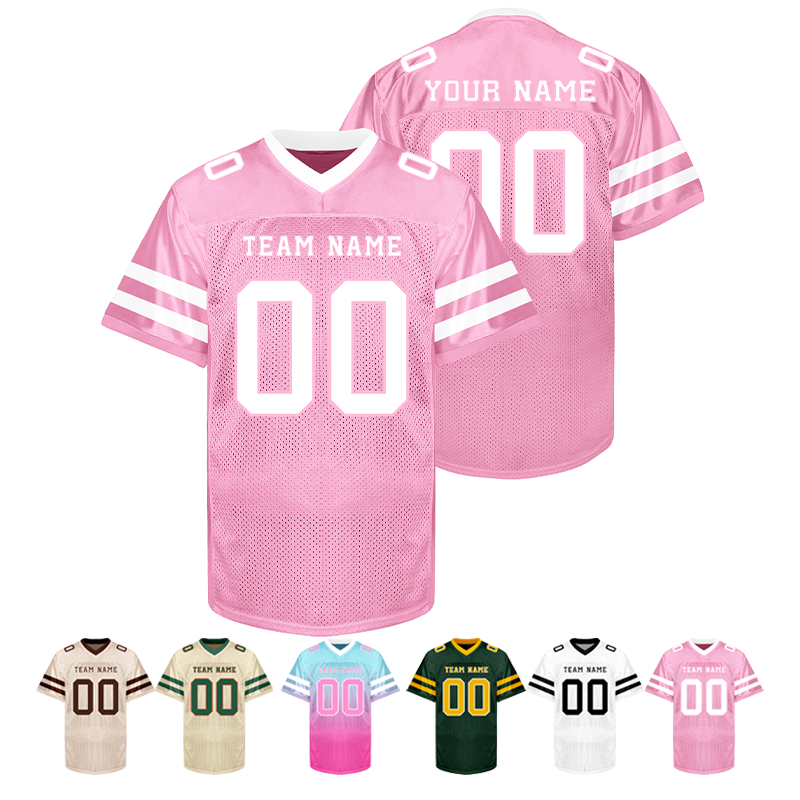School Team Style Custom Youth Football Jersey Stitched Printed Personalization