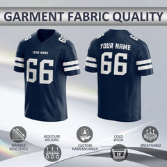 Stitched Printed Team Logo Personalized Football Team Jersey with Player Name and Number