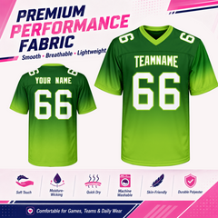Custom Football Fan Shirt Sequin for Championship Celebration