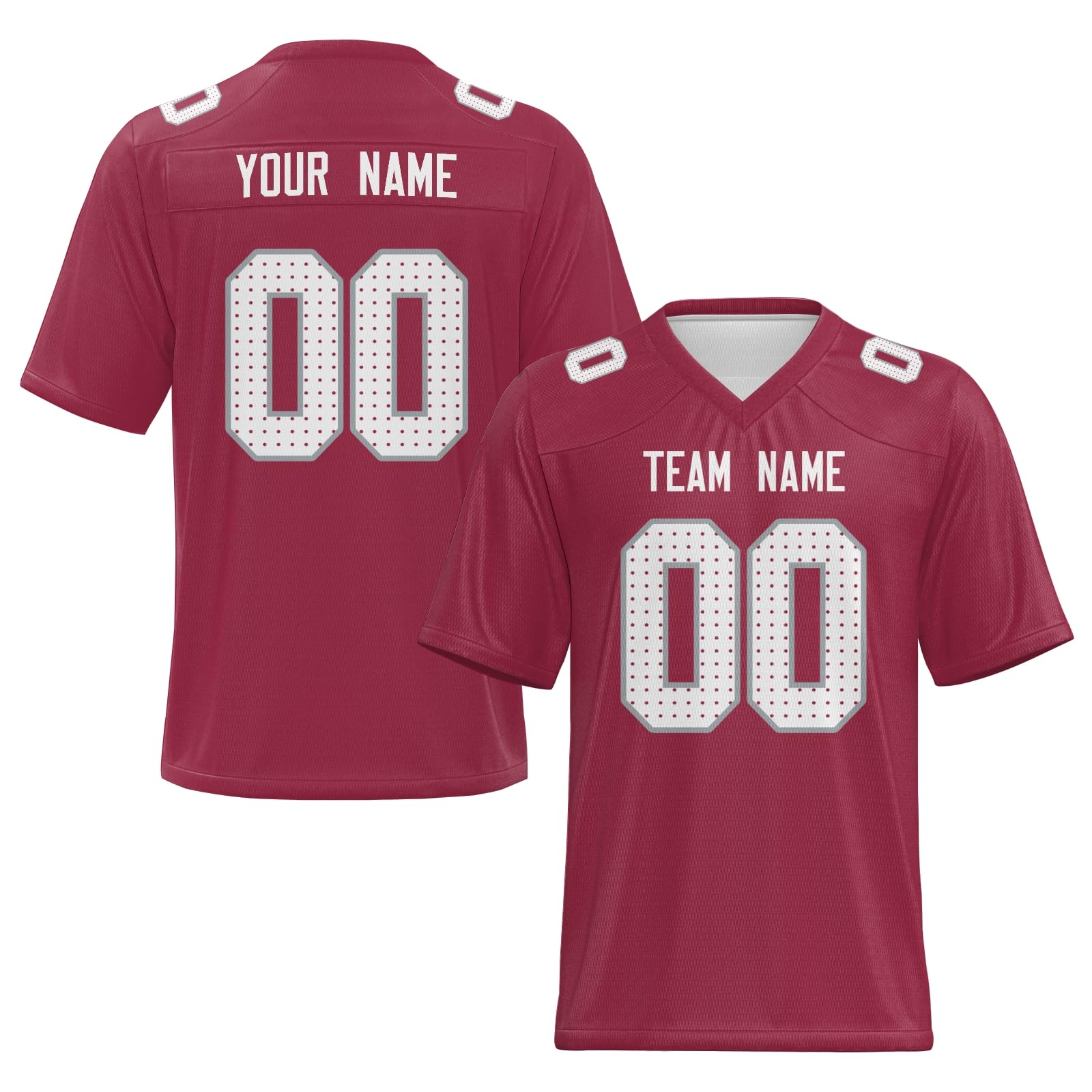 Custom Football Team Jersey Retro Stitched Printed Custom Design