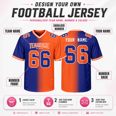 Hip Hop Custom Game Day Football Jersey Stitched Printed Personalization