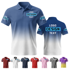 Custom Event Printed Polo Shirt with Brand Logo for Team Building Event