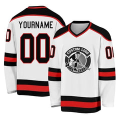 Custom Ice Hockey Jersey Stitched Printed Personalization with Stitched Printed Name Number Team Logo for Men Women Youth Kids
