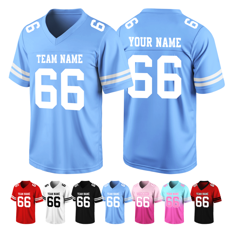 Custom Football Uniform Stitched Printed Team Logo for Game Night Outfit