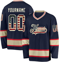 College Style Custom Hockey Practice Jersey with Custom Patch Logo with Custom Logo Name Number for School Teams and Fan Groups