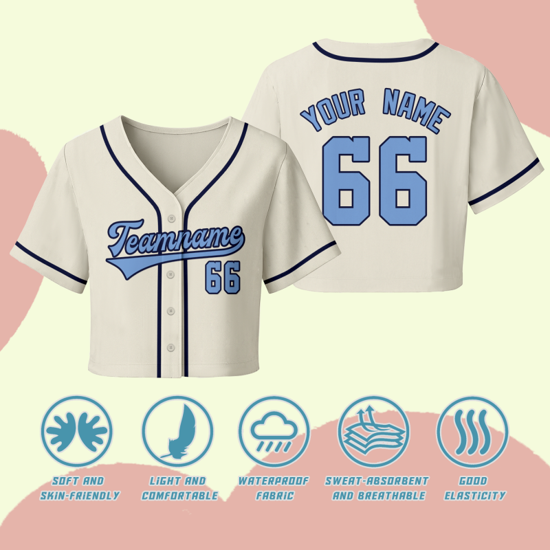 Short Sleeve Custom Baseball Team Uniform with Personalized Name Number