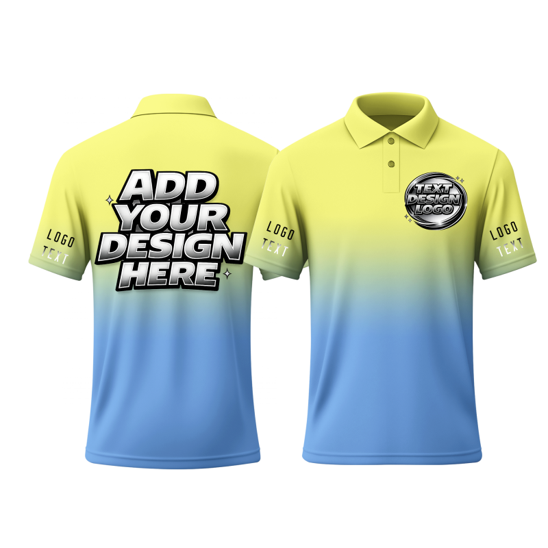 Uniform Custom Printed Polo Shirt for Community Teams and Graduation Event