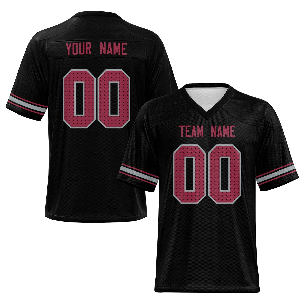 Personalized Football Jersey for Parents and Kids and Youth Team Uniform
