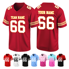 Streetwear Custom Game Day Football Jersey Stitched Printed Name Number