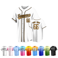 Personalized Baseball Jersey with Team Name and Logo Stitched Printed Team Logo