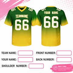 Custom Football Shirt Classic Stitched Printed Name Number Logo