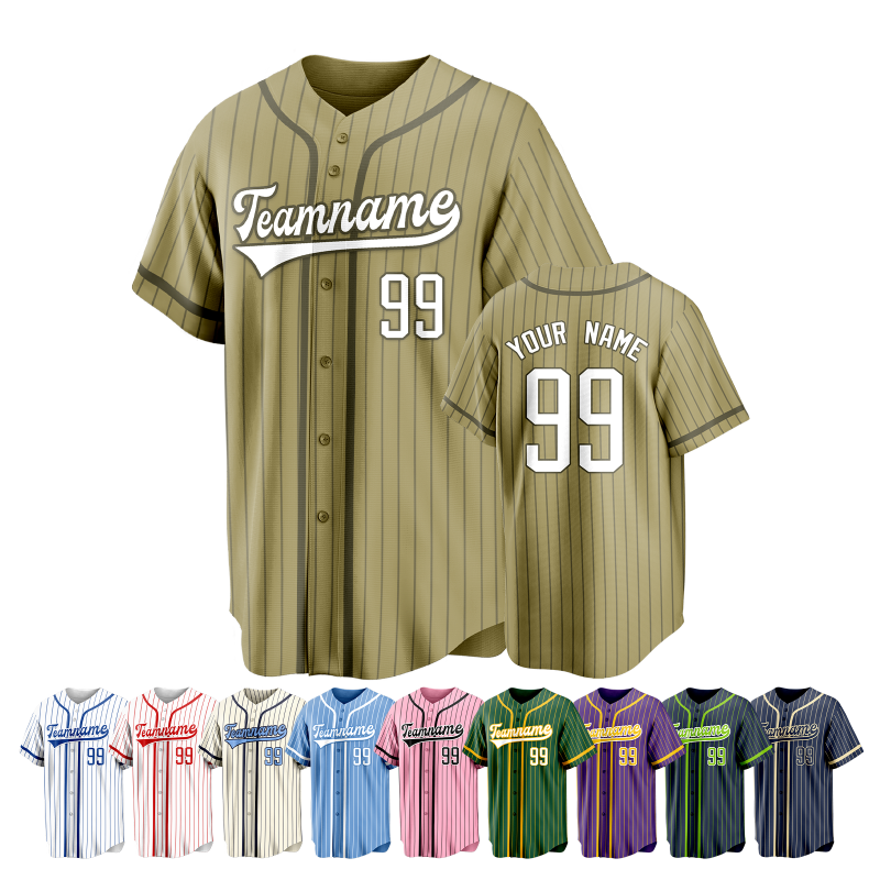 Custom Baseball Shirt with Team Name and Logo for Team Captains