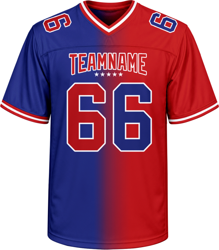 Personalized Team Football Jersey with Front Team Name and Back Number for Team