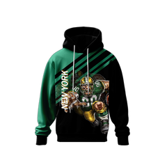 Custom School Printed Hoodie with Employee Name and Logo for Casual Wear