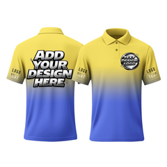 Custom Group Printed Polo Shirt with Printed Logo Name for Men Women Youth