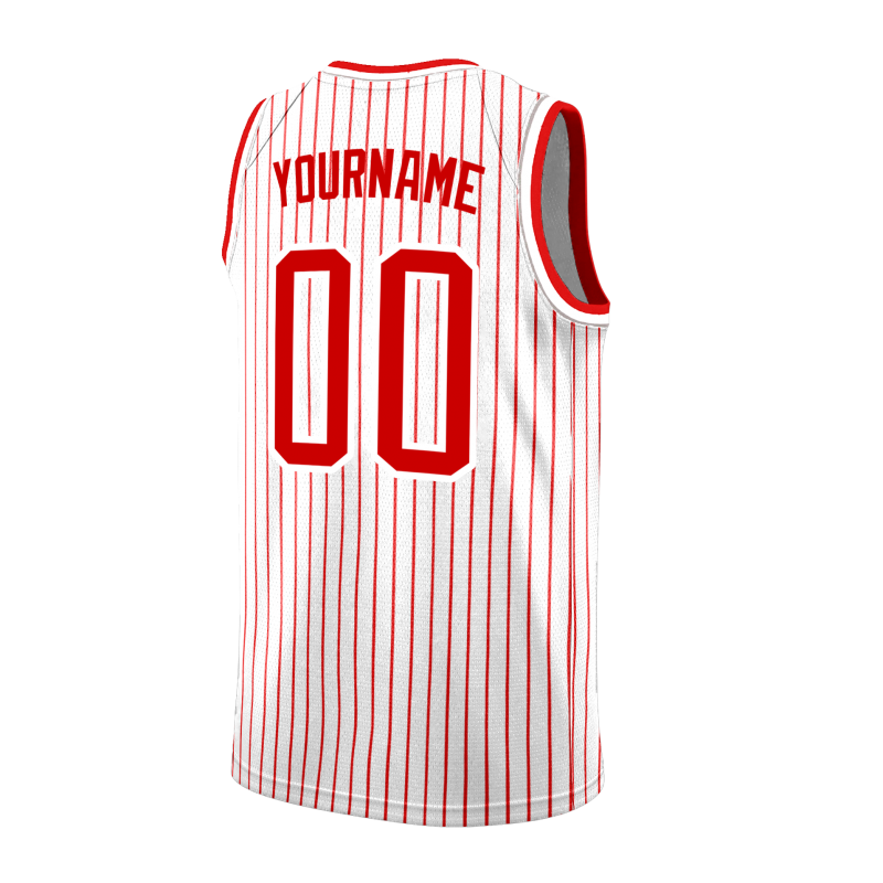 Embroidered and Printed Custom Basketball Jersey with Team Logo and Number for Corporate Groups