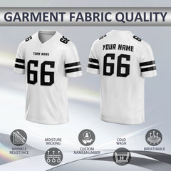 Custom Game Day Football Jersey with Personalized Name Number with Stitched Printed
