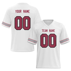 Custom Football Game Jersey Stitched Printed Custom Design for Cheer Teams