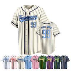 Custom Baseball Shirt Sporty Embroidered Name Number