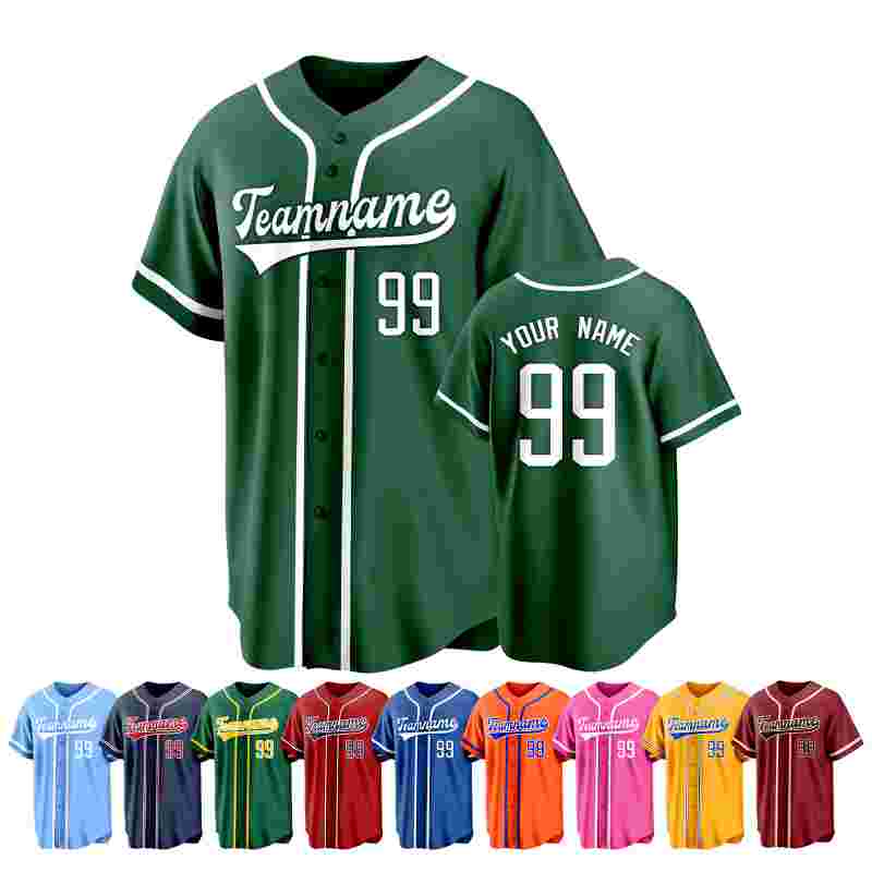 Personalized Baseball Shirt Streetwear with Custom Name Number