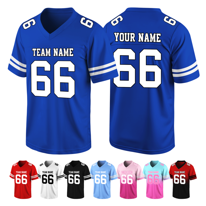 Custom Football Team Jersey Authentic Style for Football Players