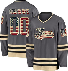 Custom Hockey Practice Jersey with Custom Name Number with Stitched Printed Name Number for Teams Players Fans Men Women Youth Kids