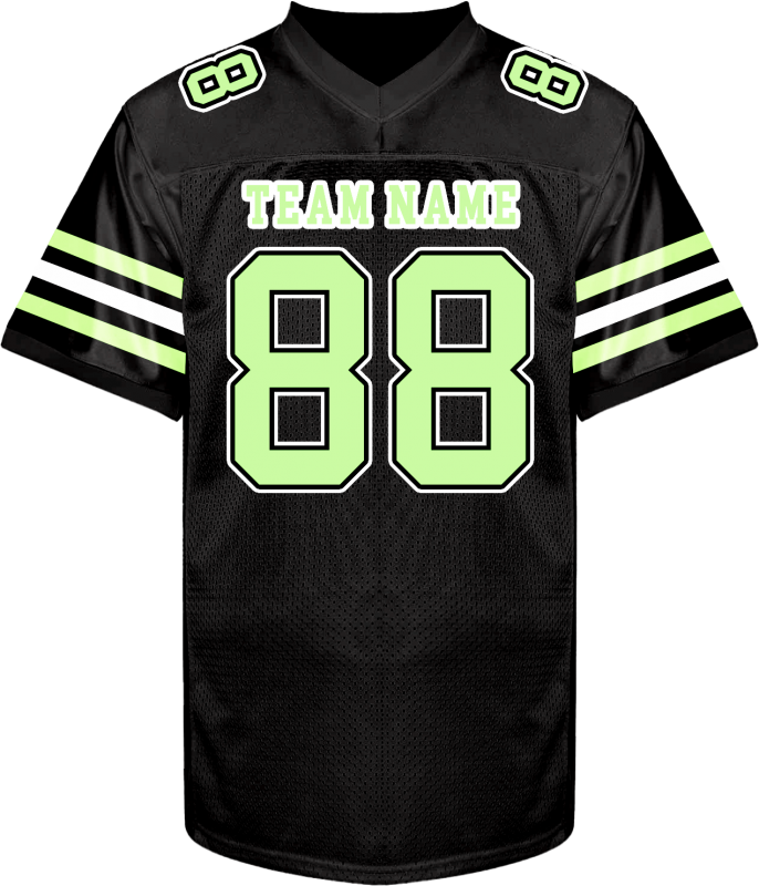 Personalized Football Jersey with Custom Front and Back Game Day Shirt