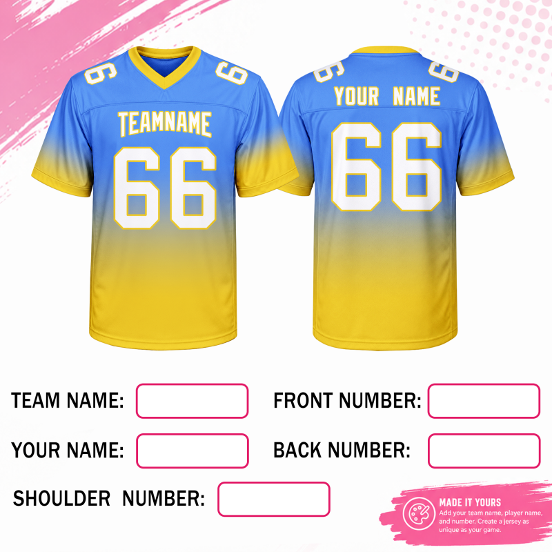 Custom American Football Jersey for Youth Teams and Sports Fan Gift