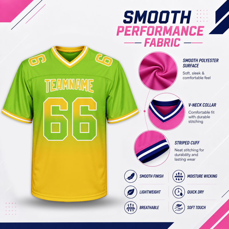 Streetwear Custom Game Day Football Jersey Stitched Printed Name Number