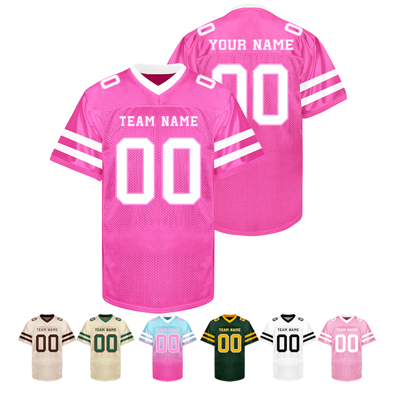 Stitched Printed Custom Design Personalized Team Football Jersey with Personalized Name