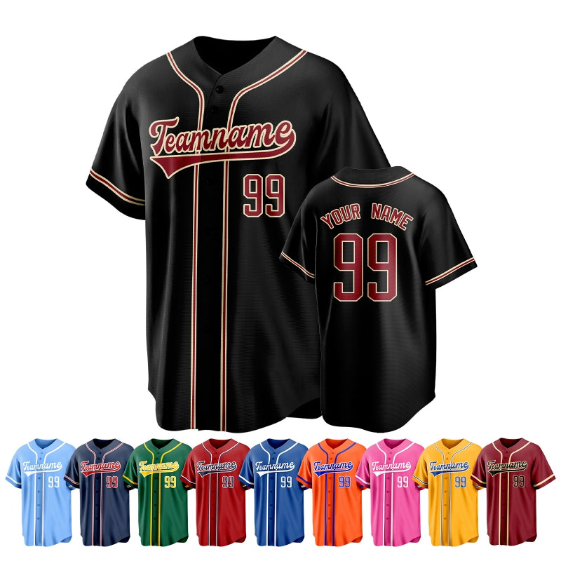 Custom Baseball Shirt School Team Stitched Printed