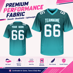 Custom Youth Football Jersey with Custom Names and Numbers for Party Wear