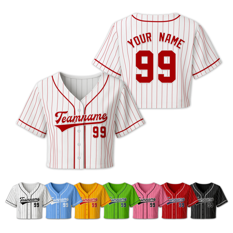 Custom Baseball Team Jersey with Custom Names and Numbers for Little League Teams