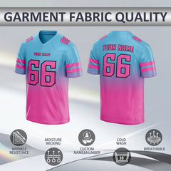 Custom Football Game Jersey Stitched Printed Team Logo for Adults and Kids