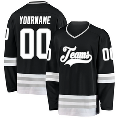 Personalized Ice Hockey Jersey with Name Number and Logo Team Uniform with Personalized Team Name Logo Number for Adults and Kids