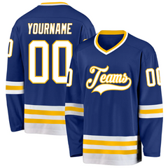 Custom Hockey Game Jersey with Full Custom Design Team Uniform with Personalized Team Name Logo Number for Adults and Kids
