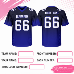 Stitched Printed Team Customization Custom American Football Jersey with Personalized