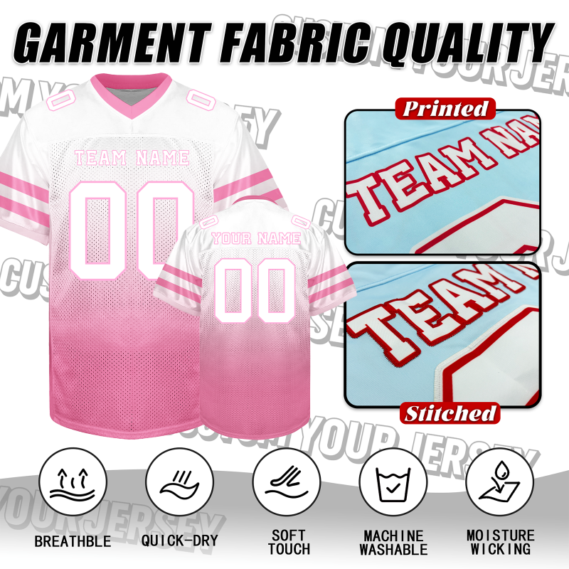 Custom Football Game Jersey Stitched Printed Team Customization