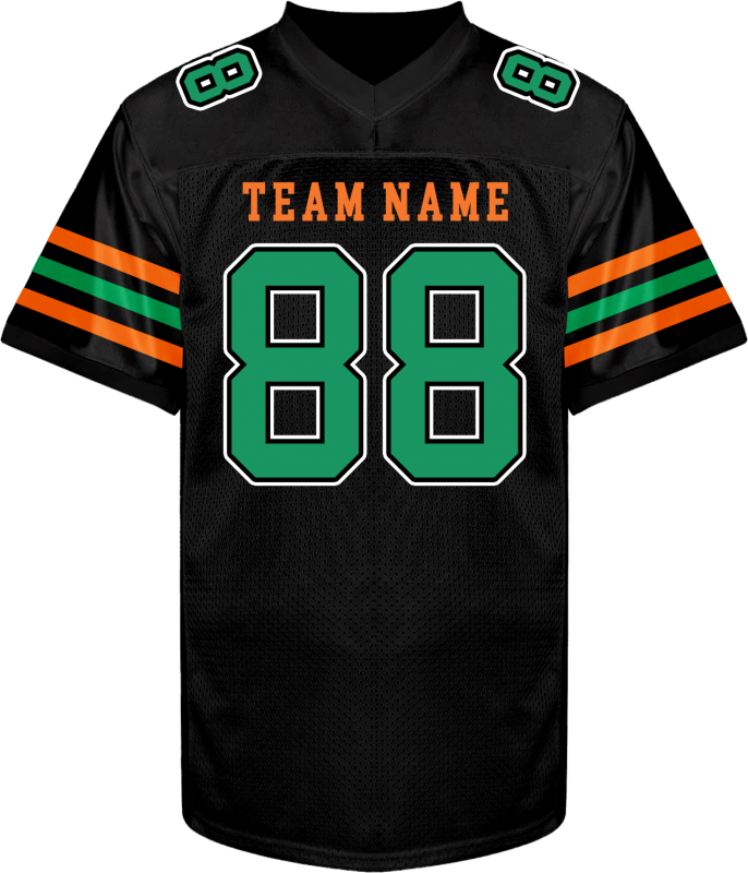Custom Football Fan Jersey with Custom Lettering Football Gift