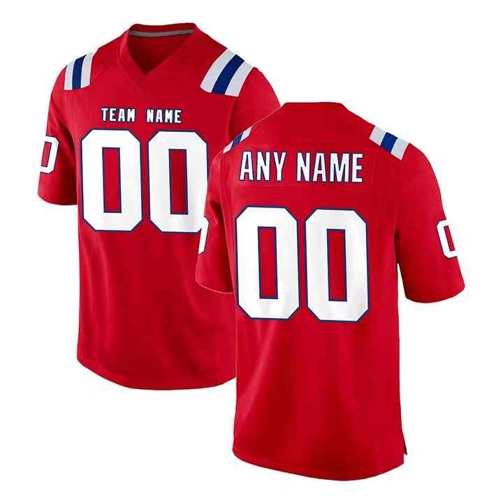 Personalized Football Team Jersey with Team Name and Logo with Stitched Printed