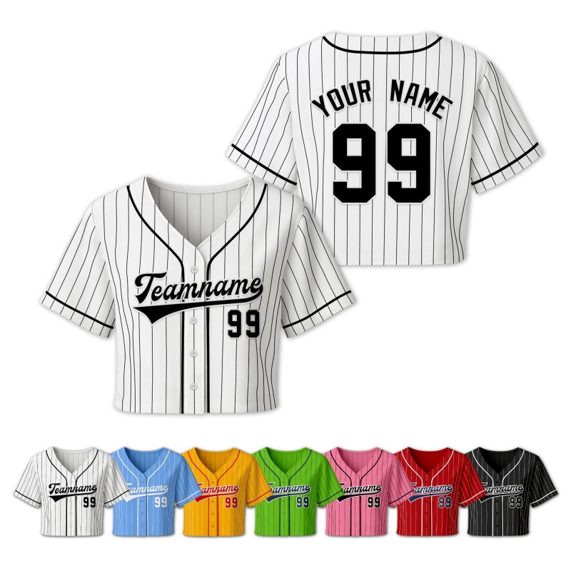 Personalized Baseball Shirt with Custom Team Logo Stitched Printed Team Logo
