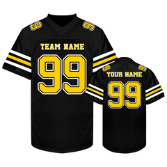Personalized American Football Jersey with Custom Text and Number