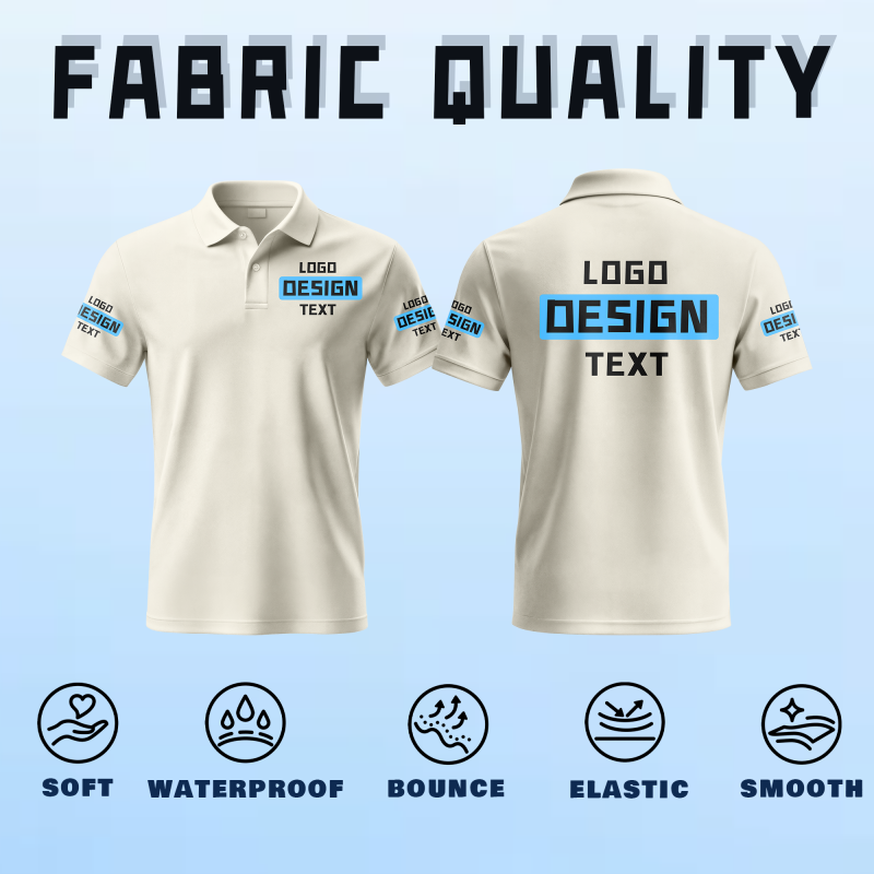 Workwear Custom Event Printed Polo Shirt for Event Staff and Fundraiser Event