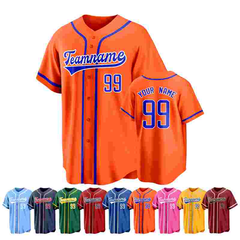 Custom Baseball Jersey Shirt with Personalized Name Number for Baseball Players