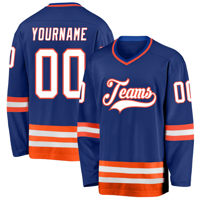 Custom Hockey Fan Shirt Regular Fit for Championship Celebration with Custom Front Back Sleeve Details for Ice Hockey Teams